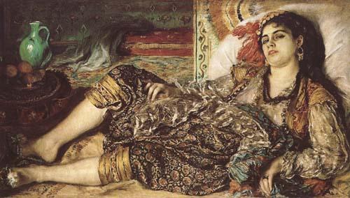Pierre-Auguste Renoir Femme d'Alger (mk32) Norge oil painting art